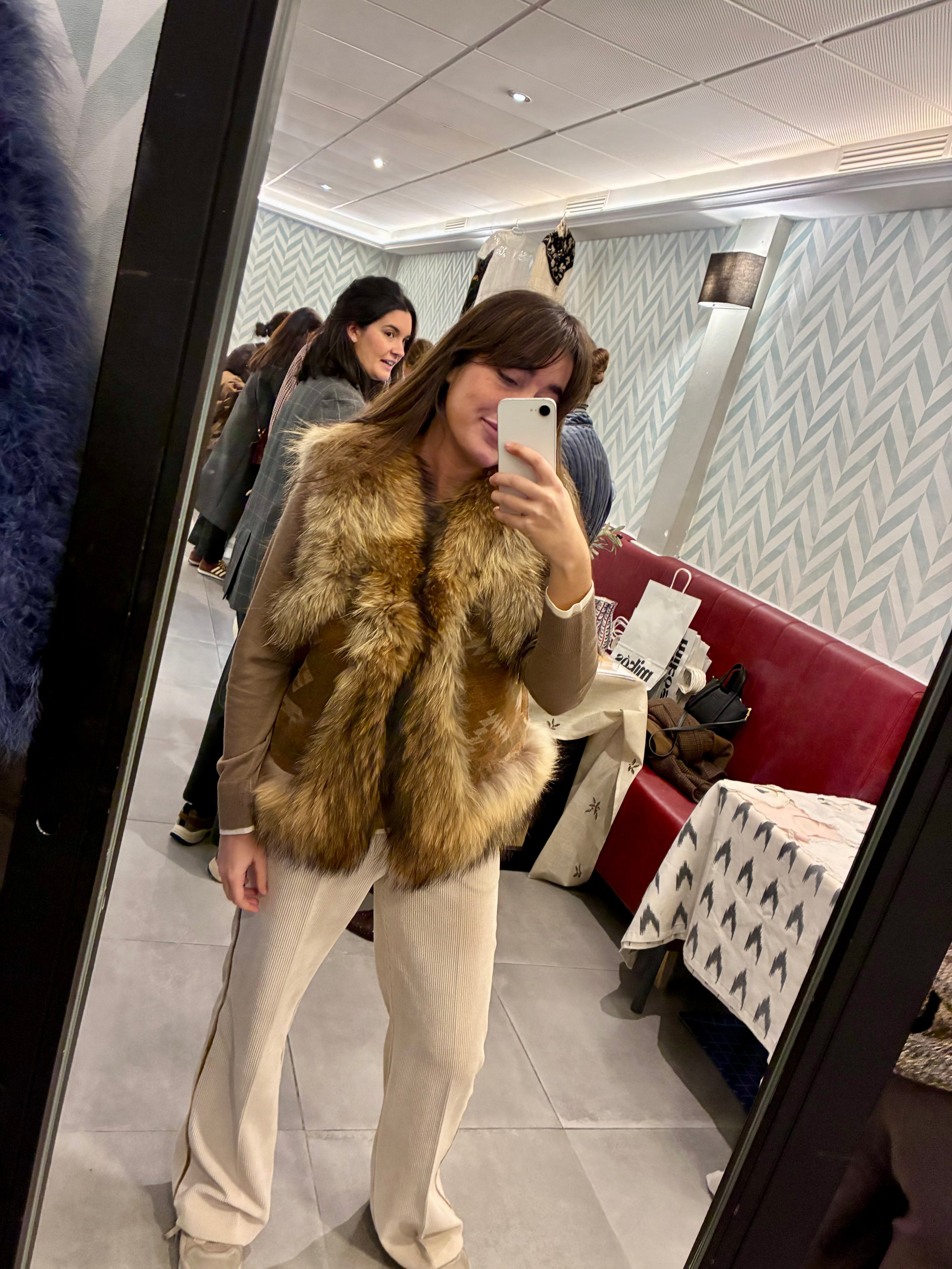 Chaleco IKAT corto Marmota