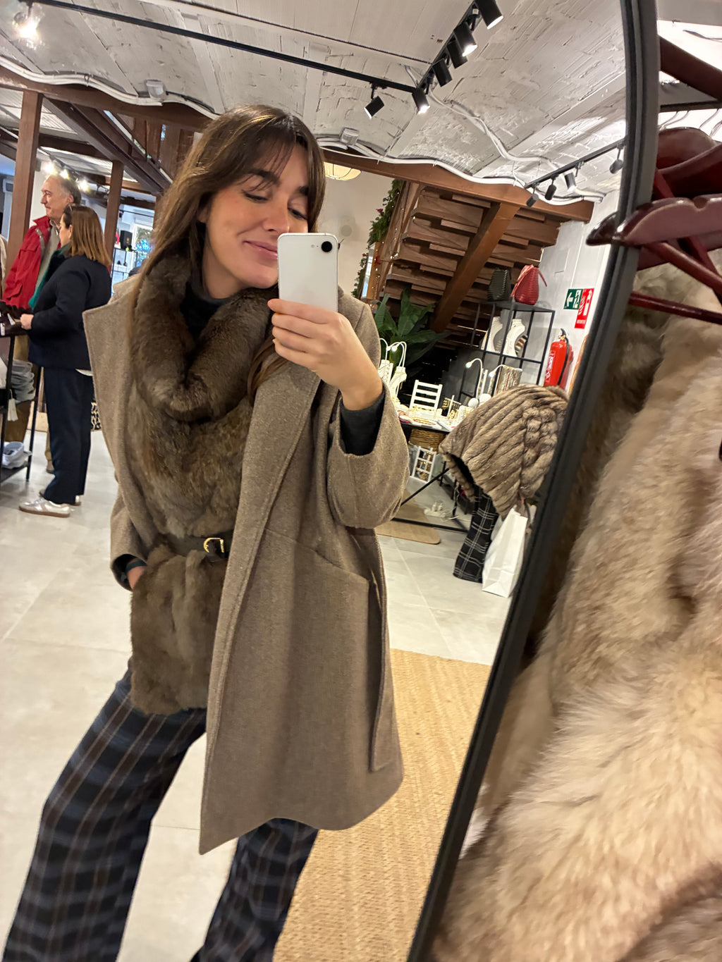 Capa pelo natural multiposicion