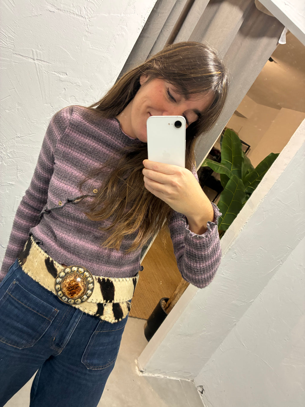 Cinturón piel de potro