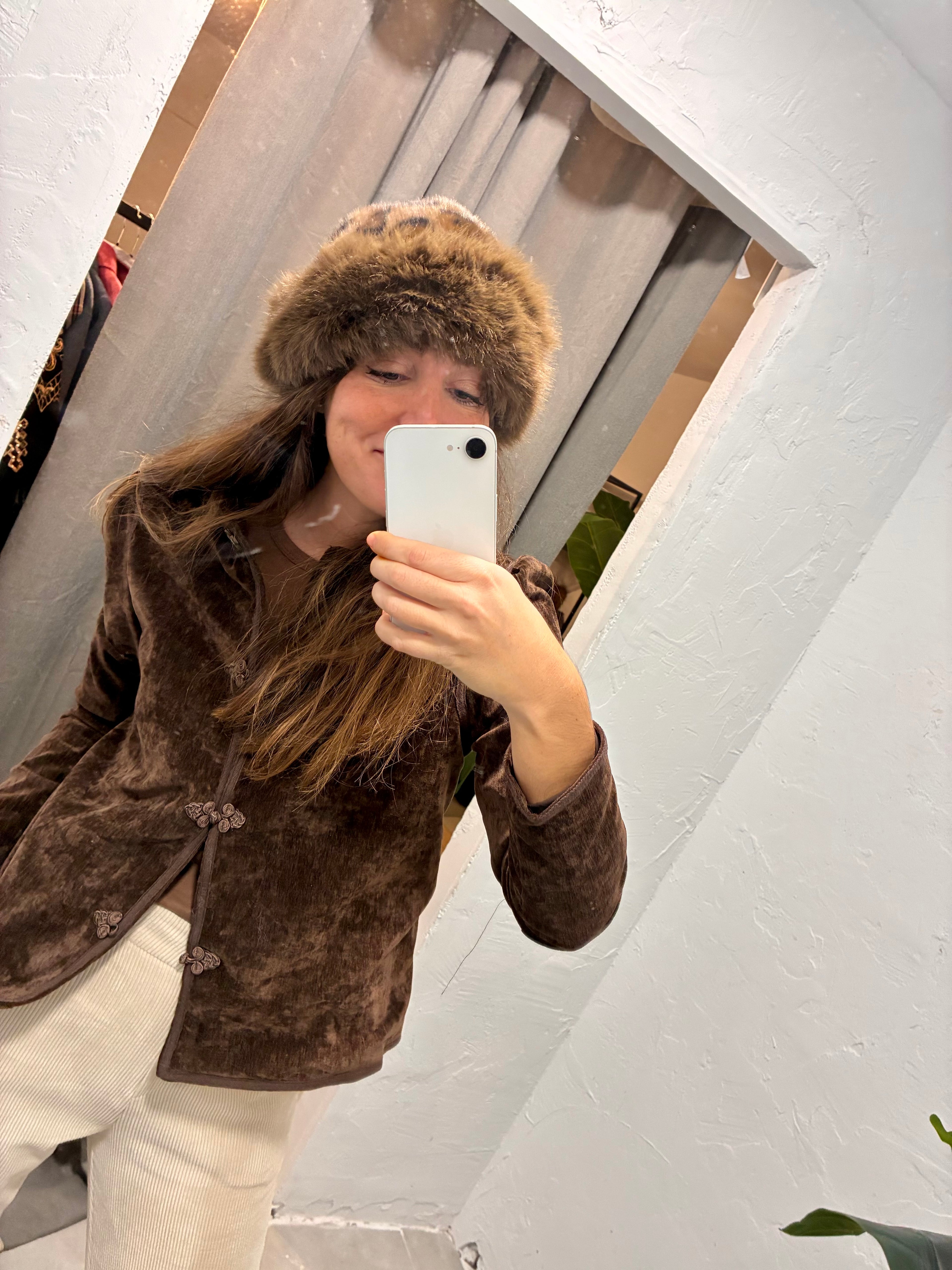 Gorro pelo chocolate