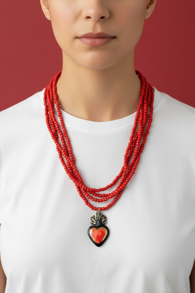 Collar sacro cuore piccolo