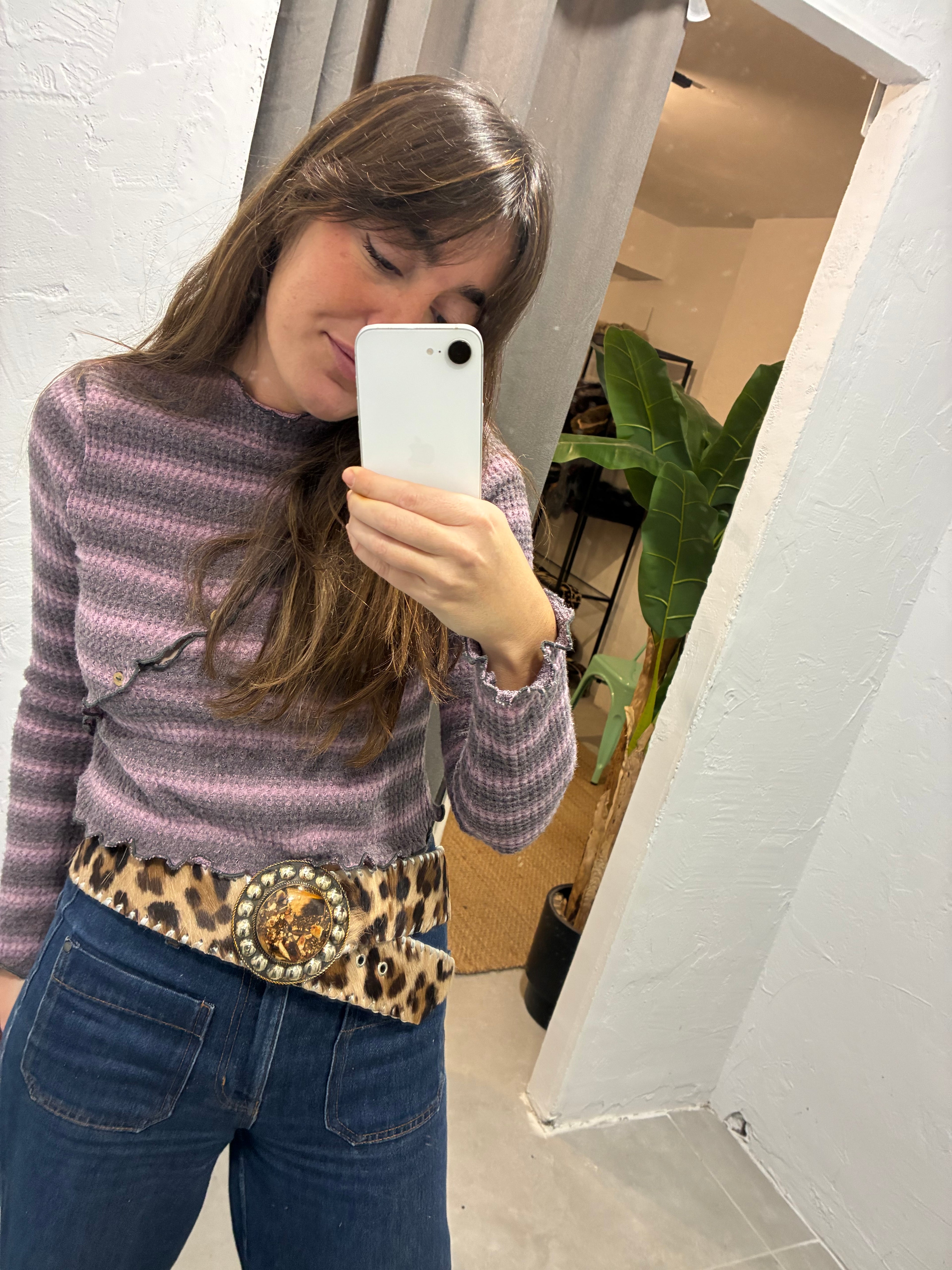 Cinturón piel de potro