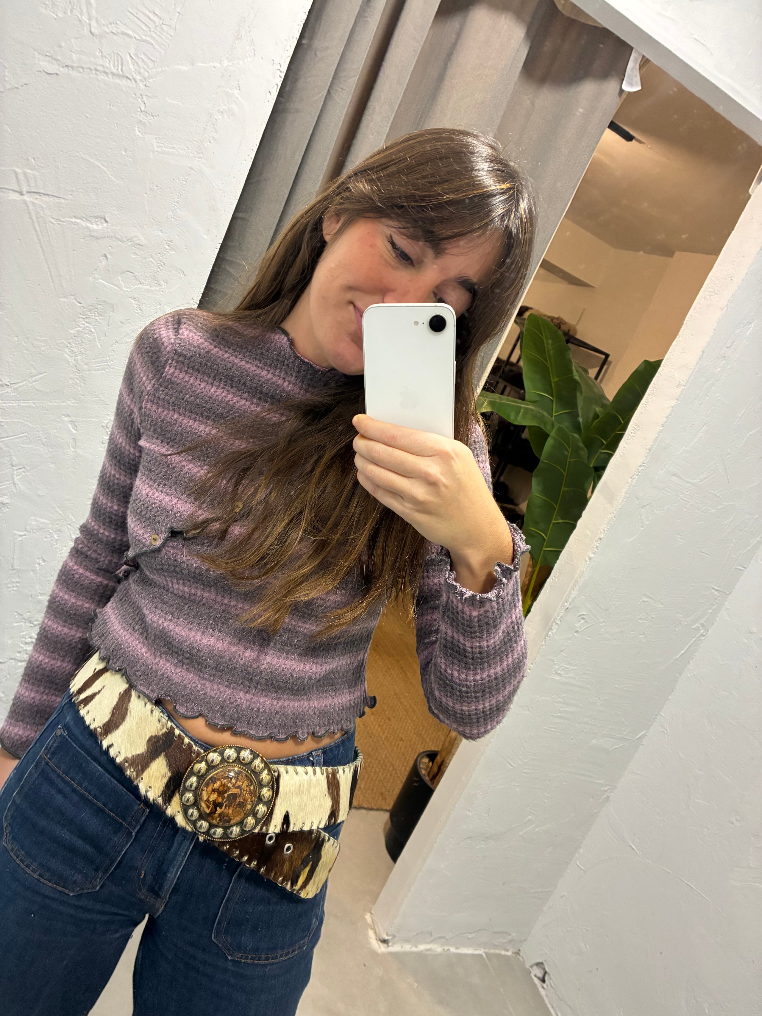 Cinturón piel de potro