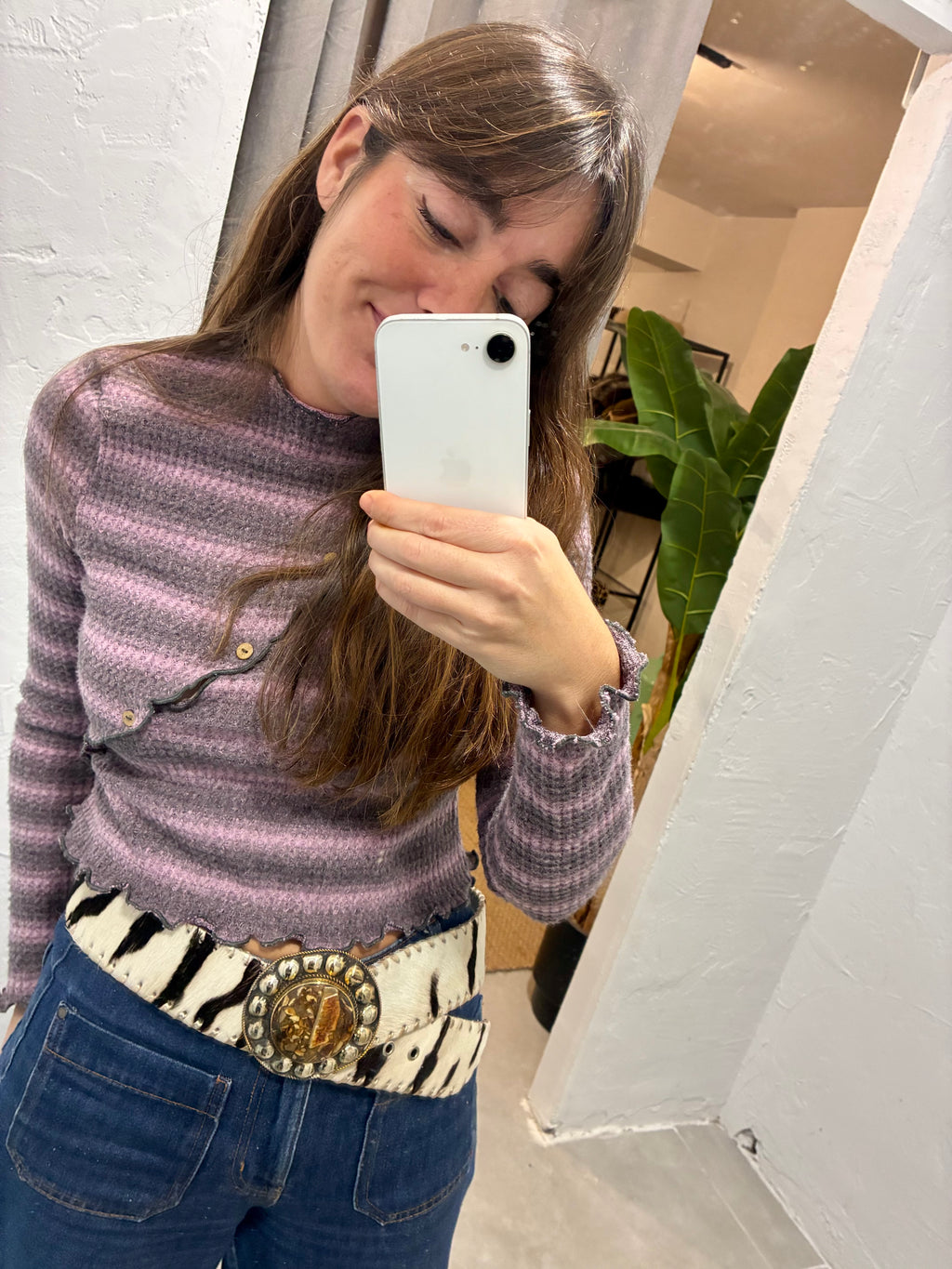 Cinturón piel de potro