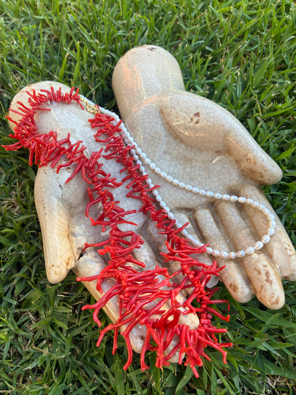 Collar coral natural