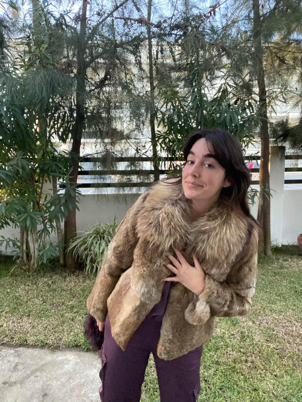 Chaqueta pelo natural